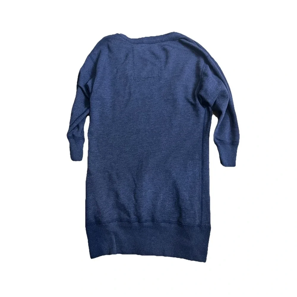 Vintage Y2K Sweater Spell Out Deep V Neck Bella Womens Small Festival Concert - Picture 2 of 5